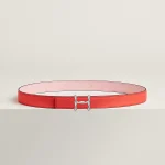H Torsade belt buckle & Hermès sur Mer reversible leather strap 24 mm - Image 2